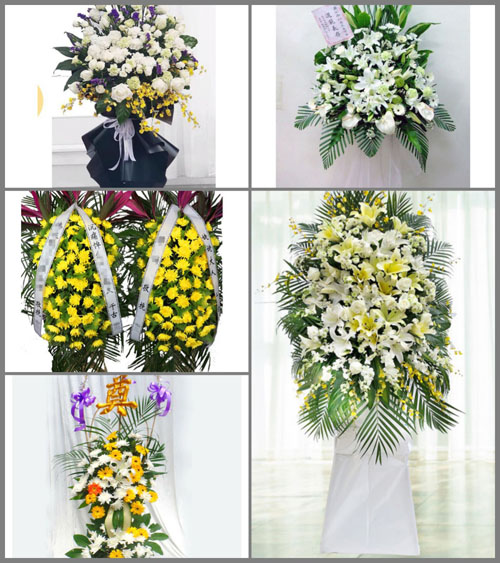 西藏那曲巴青县贡日乡白事花篮预定