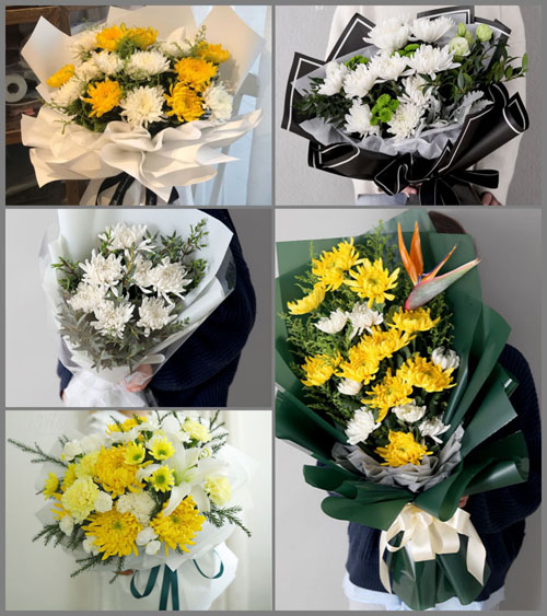 西藏那曲巴青县贡日乡白事花束代送